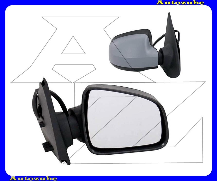 Visszapillantó tükör jobb, elektromos, fűthető-domború tükörlappal, hőmérős, fényezhető borítással /7PIN-es/ Visszapillantó tükör jobb, elektromos, fűthető-domború tükörlappal, hőmérős, fényezhető borítással /7PIN-es/