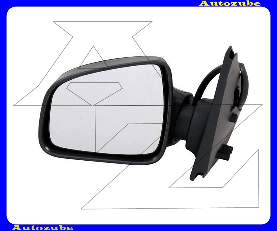 Visszapillantó tükör bal, elektromos, fűthető-domború tükörlappal, fekete borítással /5PIN-es/ Visszapillantó tükör bal, elektromos, fűthető-domború tükörlappal, fekete borítással /5PIN-es/