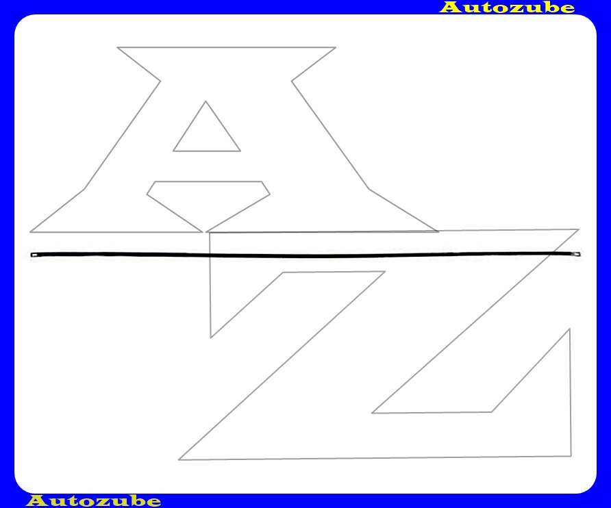 Hátsó lökhárító krómdíszléc középső Hátsó lökhárító krómdíszléc középső