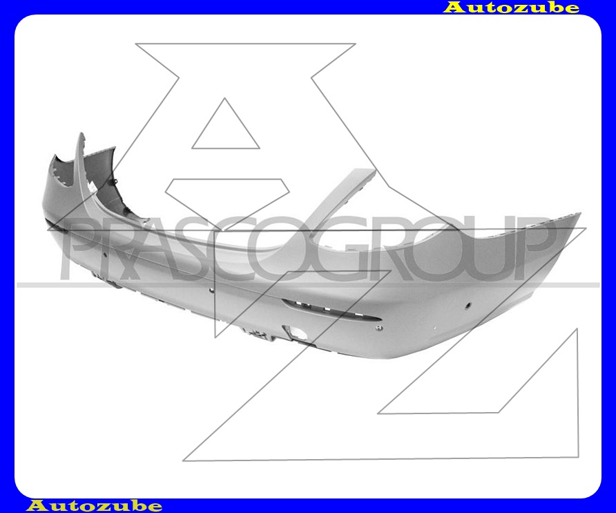 Hátsó lökhárító alapozott Hátsó lökhárító alapozott