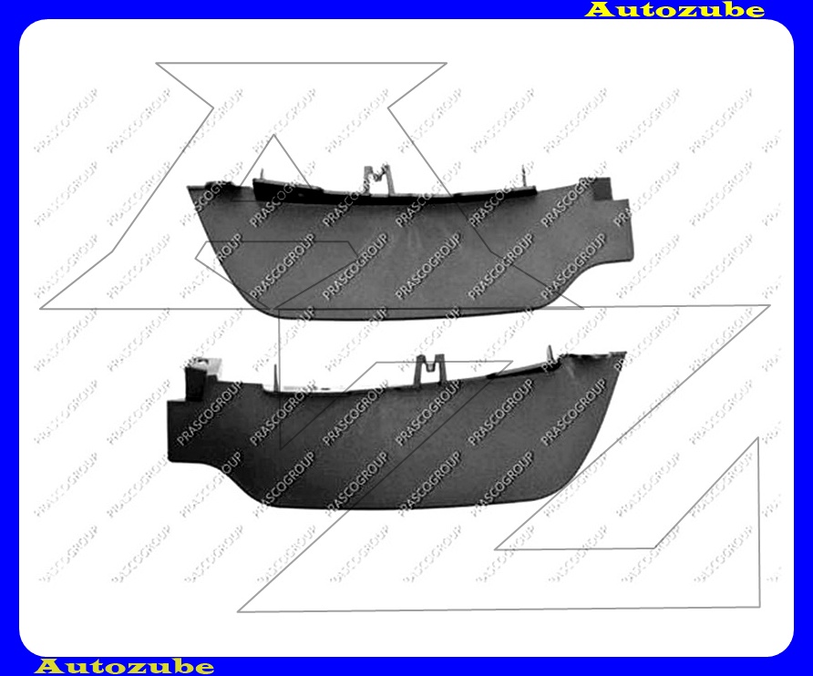 Első lökhárító alatti spoiler szett (jobb+bal) Első lökhárító alatti spoiler szett (jobb+bal)