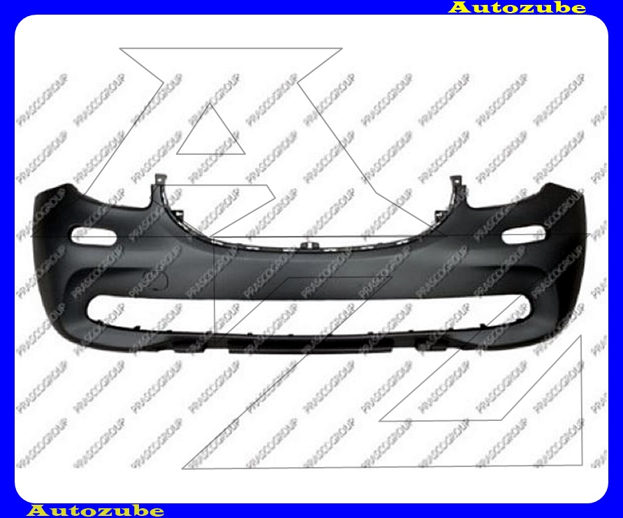 Első lökhárító alapozott Első lökhárító alapozott