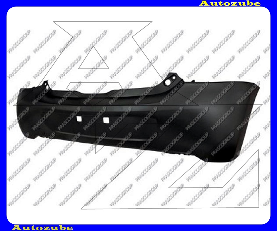 Hátsó lökhárító alapozott Hátsó lökhárító alapozott