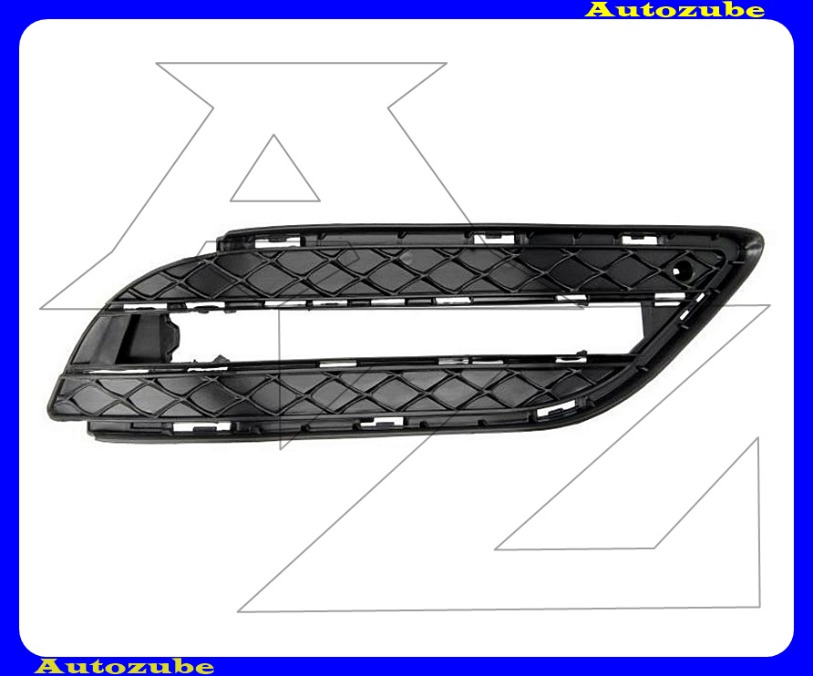 Első lökhárító rács jobb, nappali fényes, króm díszléc hellyel Első lökhárító rács jobb, nappali fényes, króm díszléc hellyel