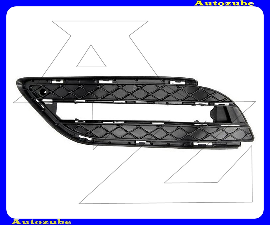 Első lökhárító rács bal, nappali fényes, króm díszléc hellyel Első lökhárító rács bal, nappali fényes, króm díszléc hellyel