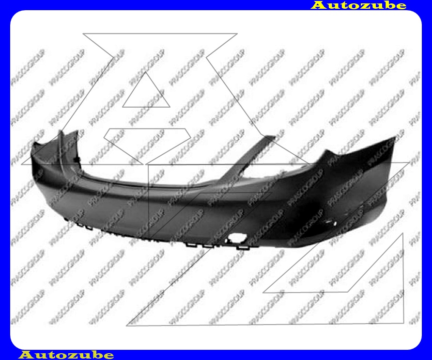 Hátsó lökhárító alapozott, díszléces, szenzoros Hátsó lökhárító alapozott, díszléces, szenzoros