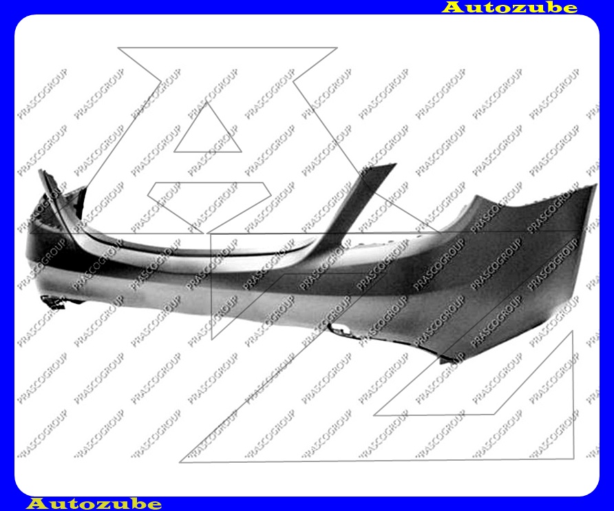 Hátsó lökhárító alapozott (szenzor jelöléssel) 4ajtós Hátsó lökhárító alapozott (szenzor jelöléssel) 4ajtós