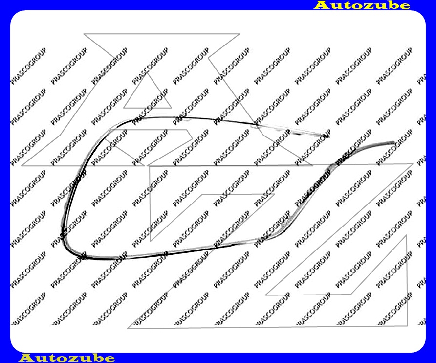 Első lökhárító krómdszléc jobb Első lökhárító krómdszléc jobb