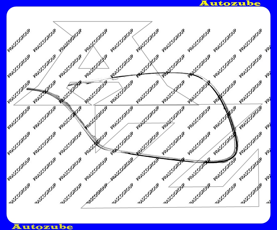 Első lökhárító krómdszléc bal Első lökhárító krómdszléc bal
