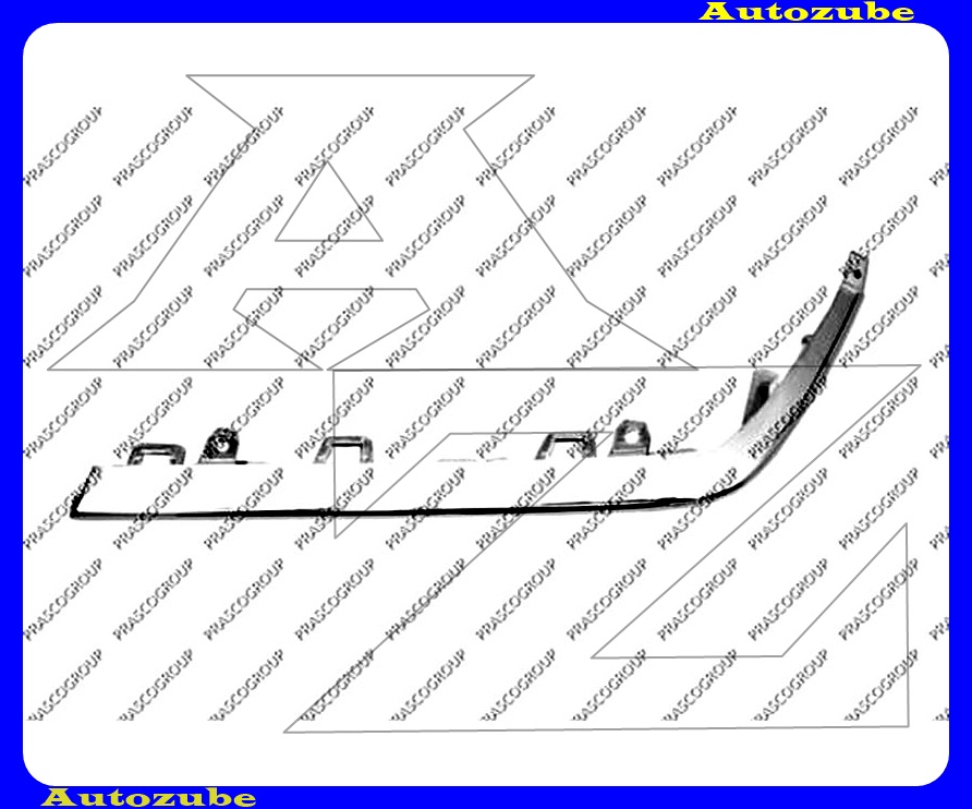 Hátsó alatti spoiler krómdíszléc jobb Hátsó alatti spoiler krómdíszléc jobb