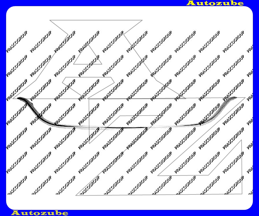 Hátsó lökhárító alatti spoiler krómdíszléc Hátsó lökhárító alatti spoiler krómdíszléc