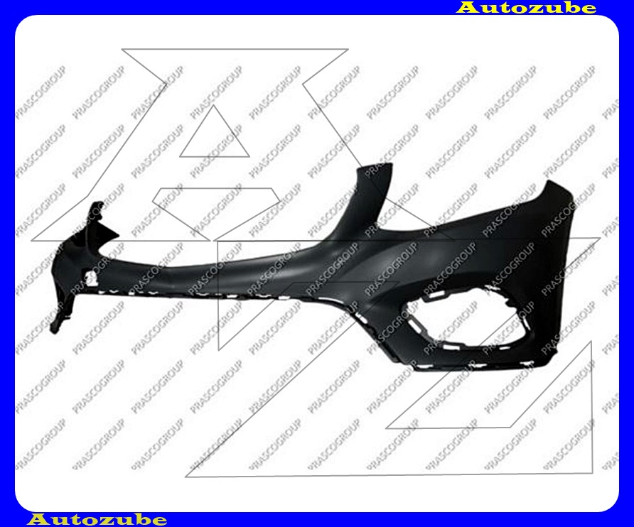 Első lökhárító alapozott (szenzor jelöléssel) Első lökhárító alapozott (szenzor jelöléssel)