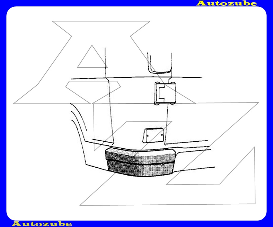 Hátsó lökhárító bal oldal Hátsó lökhárító bal oldal