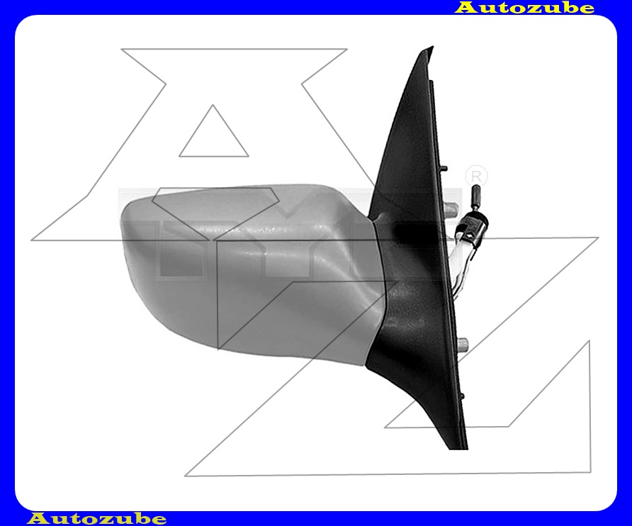 Visszapillantó tükör jobb, manuális, domború tükörlappal, fényezhető borítással Visszapillantó tükör jobb, manuális, domború tükörlappal, fényezhető borítással