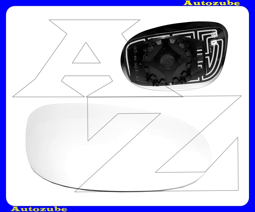 Visszapillantó tükörlap jobb, fűthető-domború (tartólappal) Visszapillantó tükörlap jobb, fűthető-domború (tartólappal)