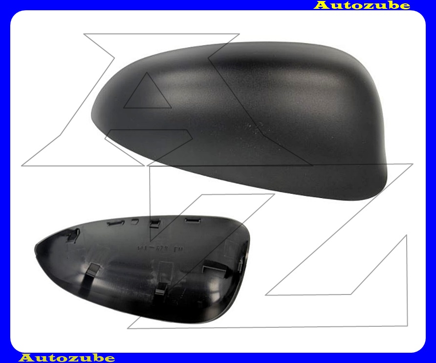 Visszapillantó tükörborítás jobb, fekete Visszapillantó tükörborítás jobb, fekete