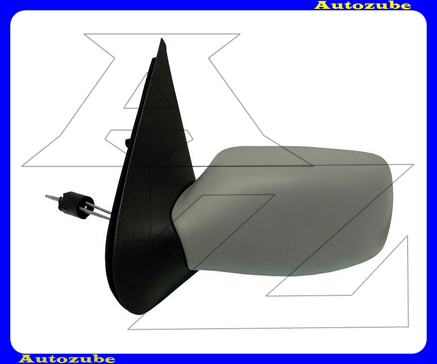 Visszapillantó tükör bal, manuális, domború tükörlappal, fényezhető borítással Visszapillantó tükör bal, manuális, domború tükörlappal, fényezhető borítással