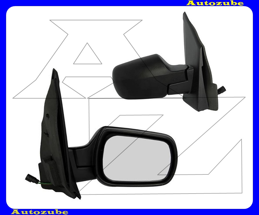 Visszapillantó tükör jobb, elektromos, fűthető-domború tükörlappal, fekete borítással Visszapillantó tükör jobb, elektromos, fűthető-domború tükörlappal, fekete borítással