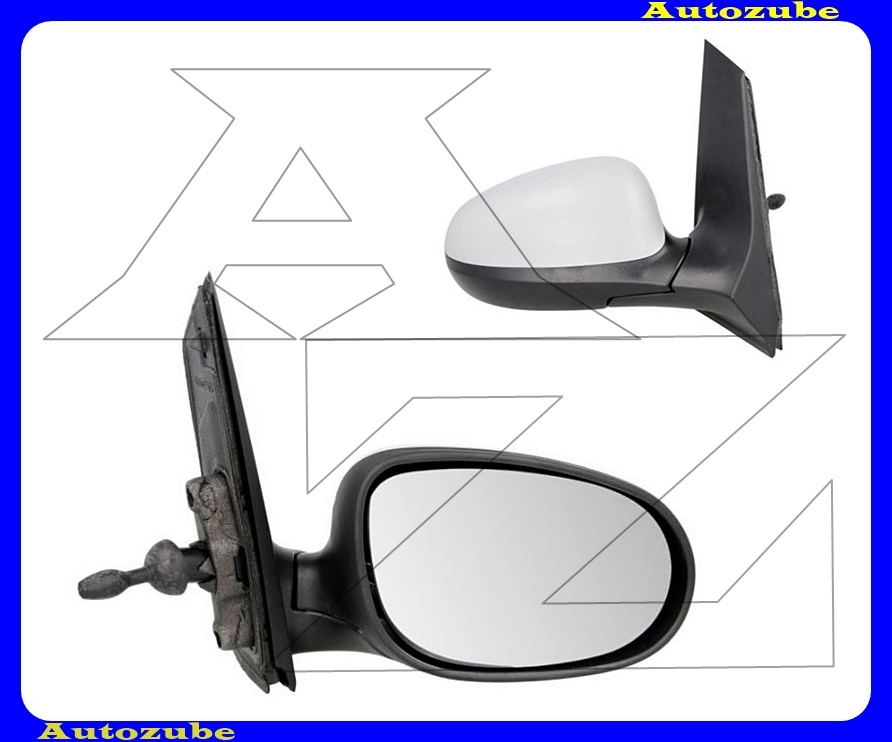 Visszapillantó tükör jobb, manuális, domború tükörlappal, fényezhető borítással Visszapillantó tükör jobb, manuális, domború tükörlappal, fényezhető borítással