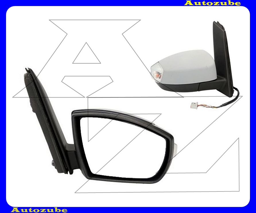 Visszapillantó tükör jobb, elektromos, fűthető-domború tükörlappal, fényezhető borítással, irányjelzővel /6-PIN/ Visszapillantó tükör jobb, elektromos, fűthető-domború tükörlappal, fényezhető borítással, irányjelzővel /6-PIN/