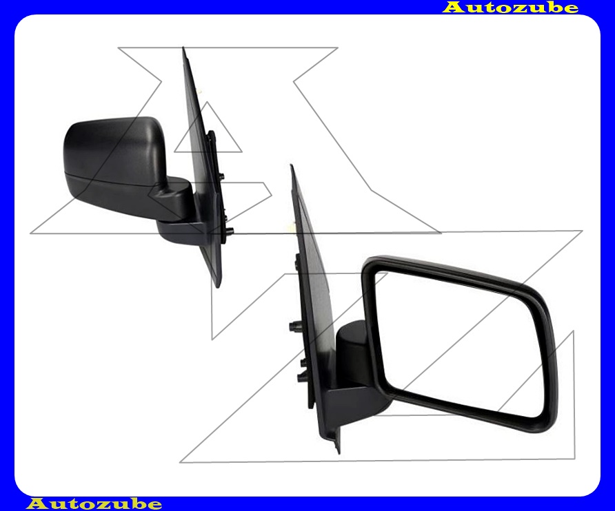 Visszapillantó tükör jobb, kívűlről állítható, domború tükörlappal, fekete borítással Visszapillantó tükör jobb, kívűlről állítható, domború tükörlappal, fekete borítással