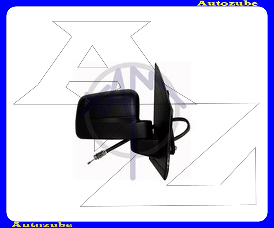 Visszapillantó tükör jobb, manuális, domború tükörlappal, fekete borítással Visszapillantó tükör jobb, manuális, domború tükörlappal, fekete borítással