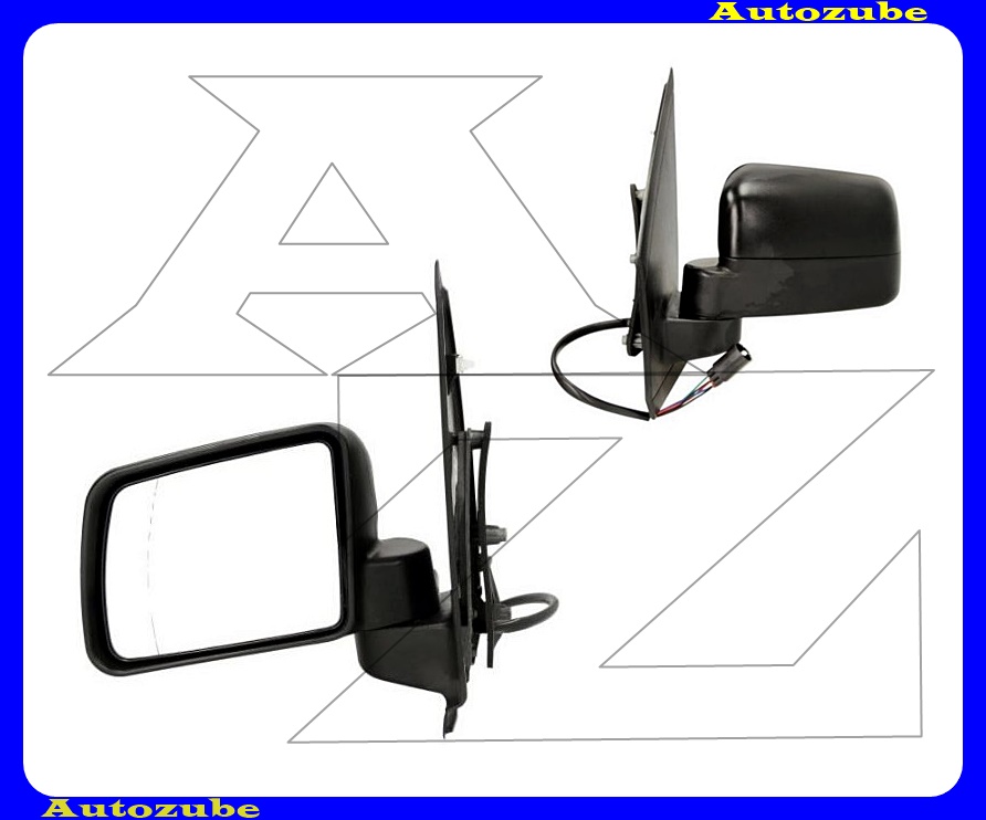 Visszapillantó tükör bal, elektromos, fűthető-aszférikus tükörlappal, fekete borítással /5-PIN/ Visszapillantó tükör bal, elektromos, fűthető-aszférikus tükörlappal, fekete borítással /5-PIN/