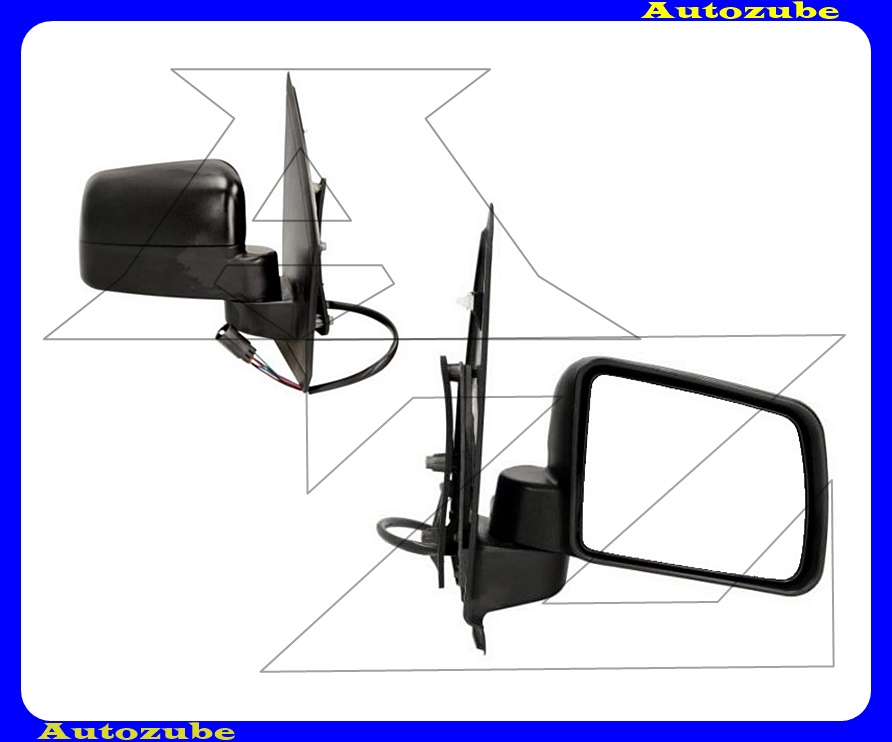 Visszapillantó tükör jobb, elektromos, fűthető-domború tükörlappal, fekete borítással Visszapillantó tükör jobb, elektromos, fűthető-domború tükörlappal, fekete borítással