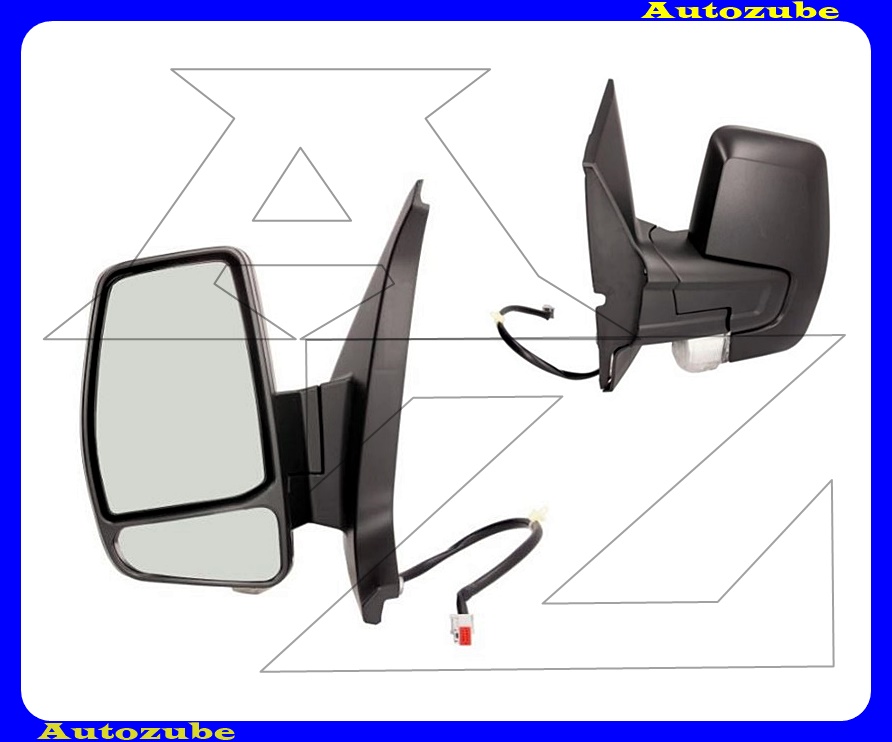 Visszapillantó tükör bal, elektromos, fűthető-domború tükörlappal, fekete borítással, irányjelzővel Visszapillantó tükör bal, elektromos, fűthető-domború tükörlappal, fekete borítással, irányjelzővel