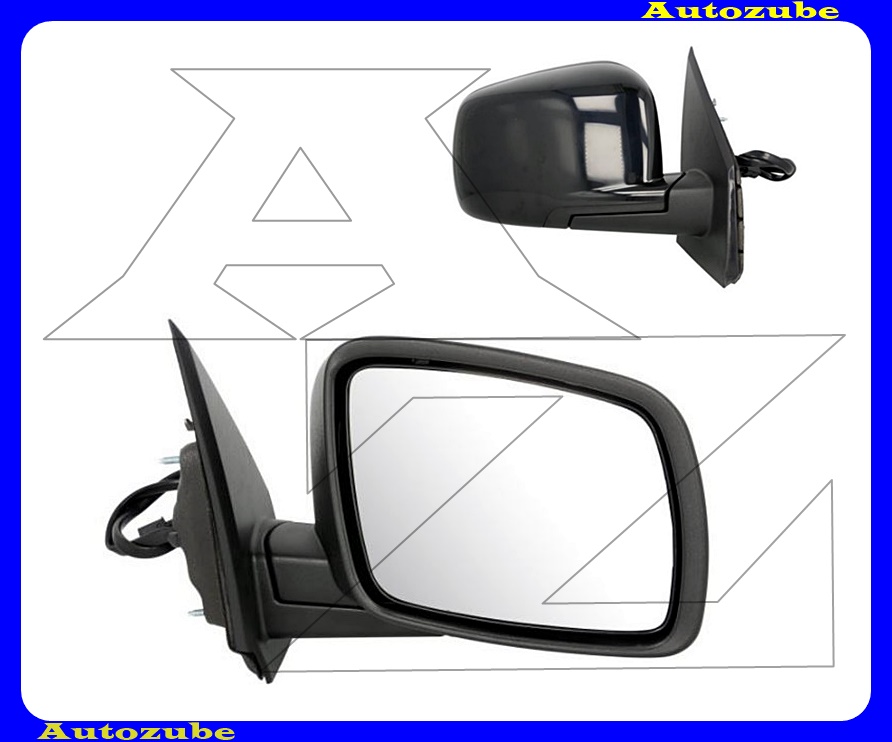 Visszapillantó tükör jobb, elektromos, fűthető-domború tükörlappal, fényezhető borítással Visszapillantó tükör jobb, elektromos, fűthető-domború tükörlappal, fényezhető borítással