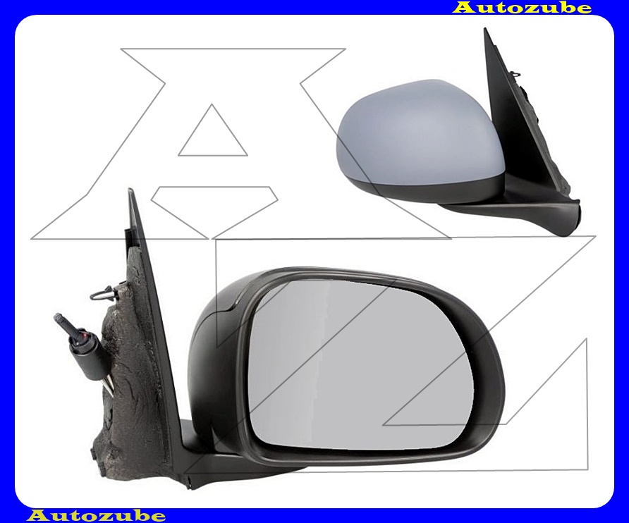 Visszapillantó tükör jobb, manuális, domború tükörlappal, hőmérős, fényezhető borítással Visszapillantó tükör jobb, manuális, domború tükörlappal, hőmérős, fényezhető borítással