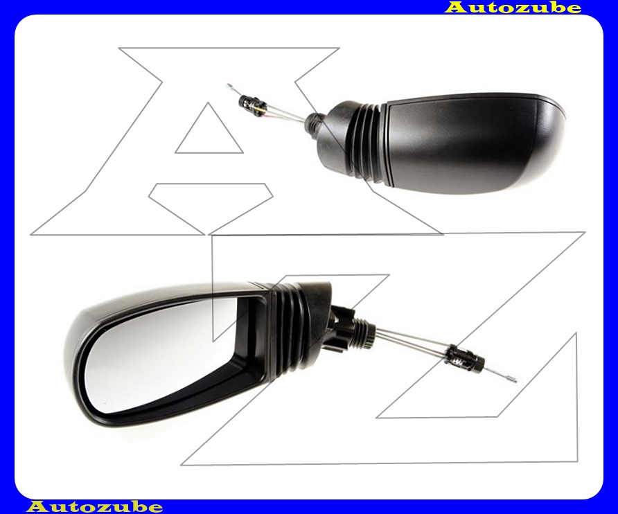 Visszapillantó tükör bal, manuális, tükörlappal, fekete borítással Visszapillantó tükör bal, manuális, tükörlappal, fekete borítással