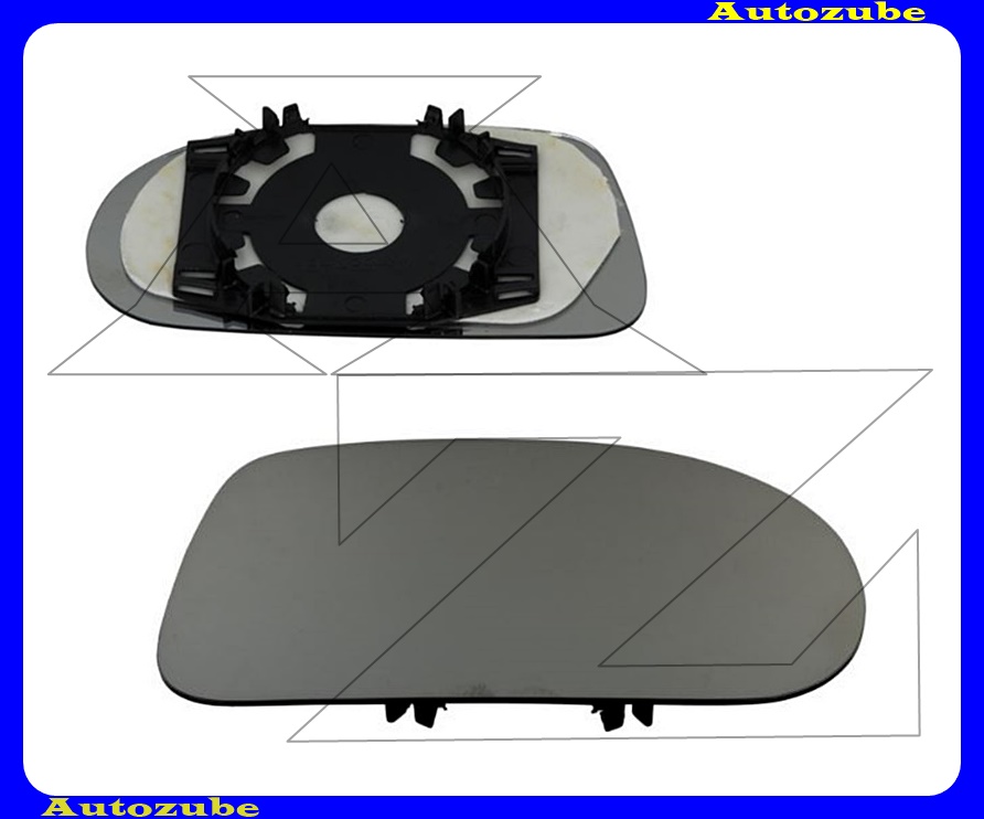 Visszapillantó tükörlap jobb, domború (tartólappal) Visszapillantó tükörlap jobb, domború (tartólappal)