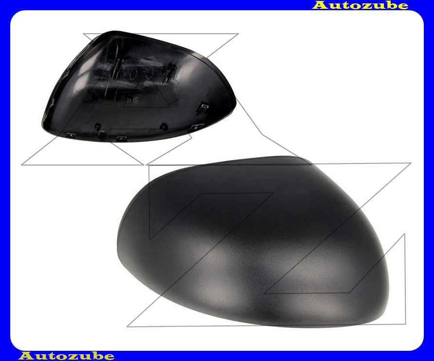 Visszapillantó tükörborítás jobb, fekete Visszapillantó tükörborítás jobb, fekete
