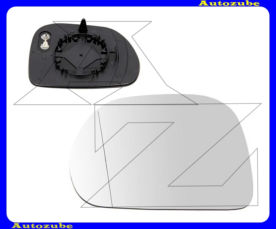 Visszapillantó tükörlap bal, fűthető-aszférikus (tartólappal) Visszapillantó tükörlap bal, fűthető-aszférikus (tartólappal)