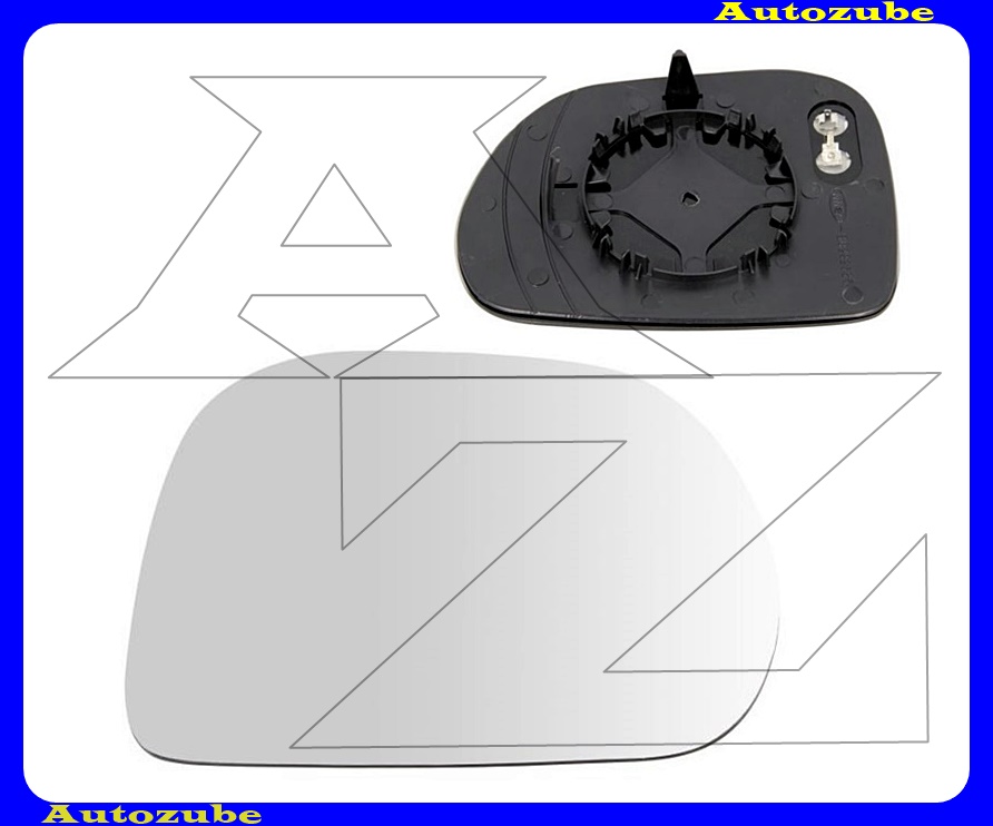 Visszapillantó tükörlap jobb, fűthető-domború (tartólappal) Visszapillantó tükörlap jobb, fűthető-domború (tartólappal)