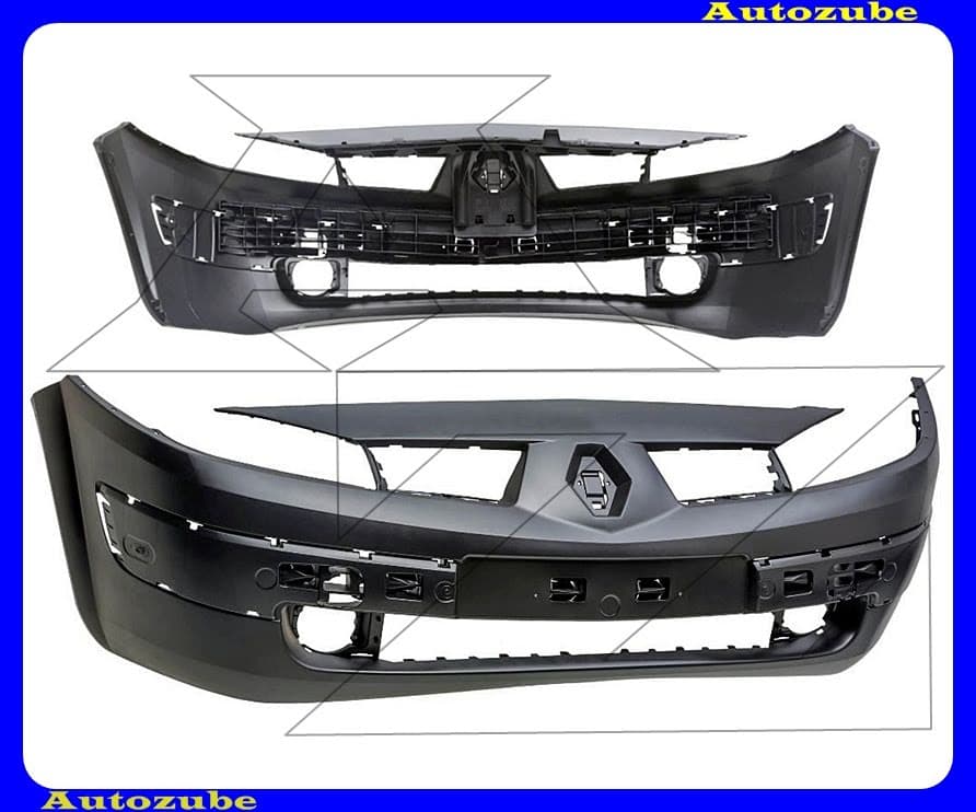 Első lökhárító alapozott Első lökhárító alapozott