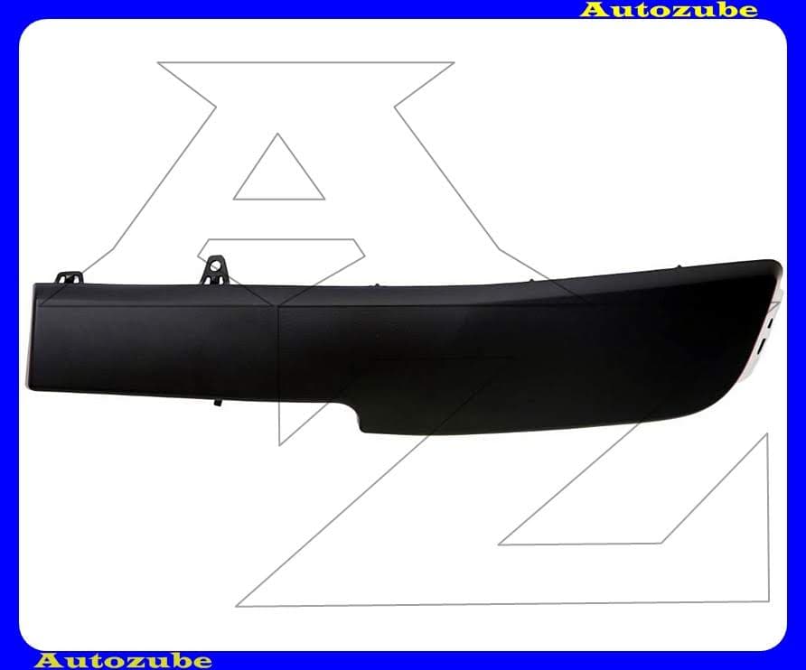 Első lökhárító díszléc bal, fekete Első lökhárító díszléc bal, fekete