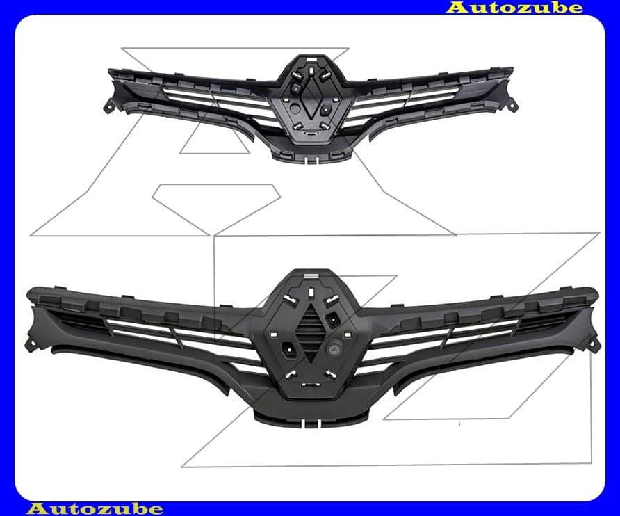 Hűtődíszrács belső rész Hűtődíszrács belső rész