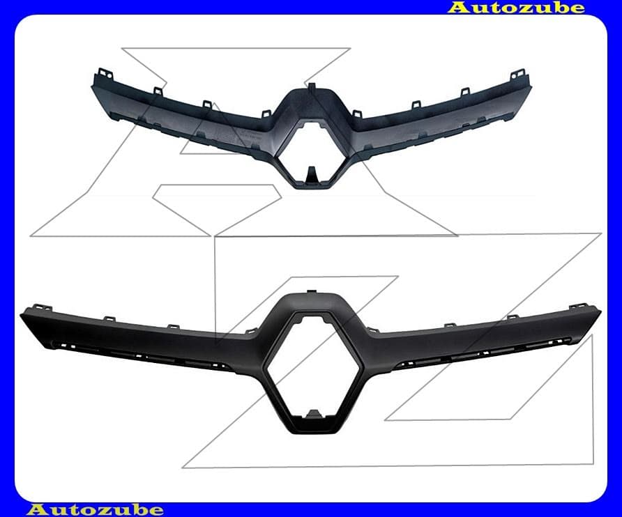 Hűtődíszrács külső rész, díszléchellyel Hűtődíszrács külső rész, díszléchellyel