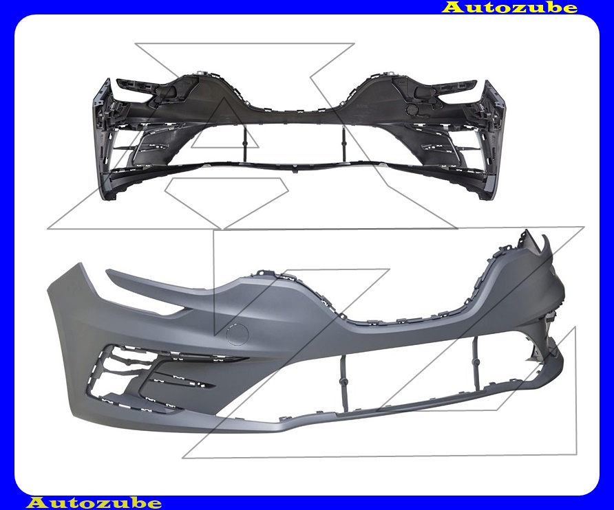 Első lökhárító alapozott Első lökhárító alapozott