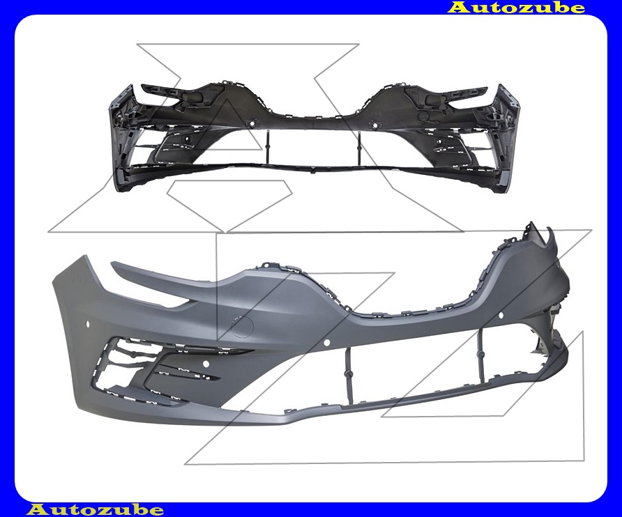 Első lökhárító alapozott, 6 szenzoros Első lökhárító alapozott, 6 szenzoros