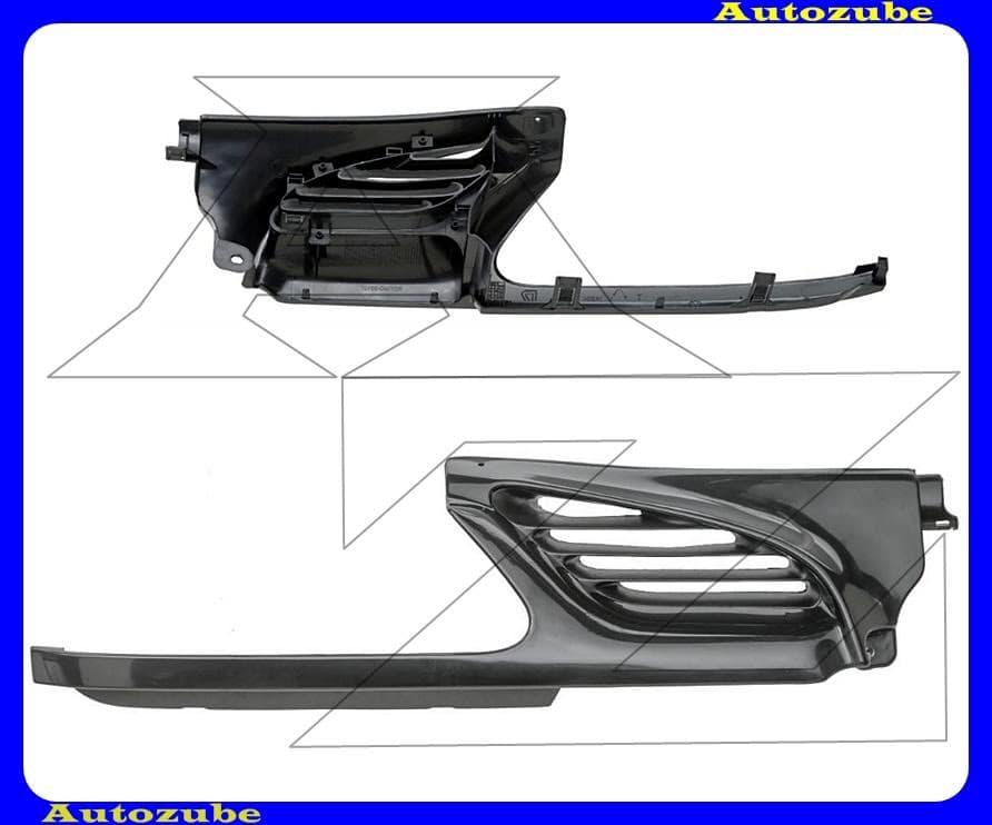 Hűtődíszrács jobb Hűtődíszrács jobb