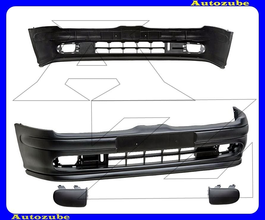 Első lökhárító alapozott (ködlámpás is) Első lökhárító alapozott (ködlámpás is)