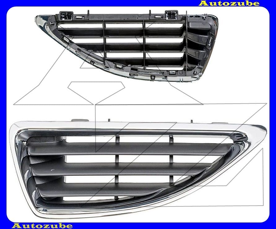 Hűtődíszrács bal, krómkerettel Hűtődíszrács bal, krómkerettel