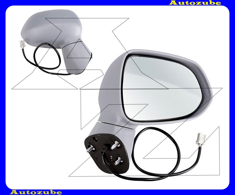 Visszapillantó tükör jobb, elektromos, domború tükörlappal, fényezhető borítással Visszapillantó tükör jobb, elektromos, domború tükörlappal, fényezhető borítással