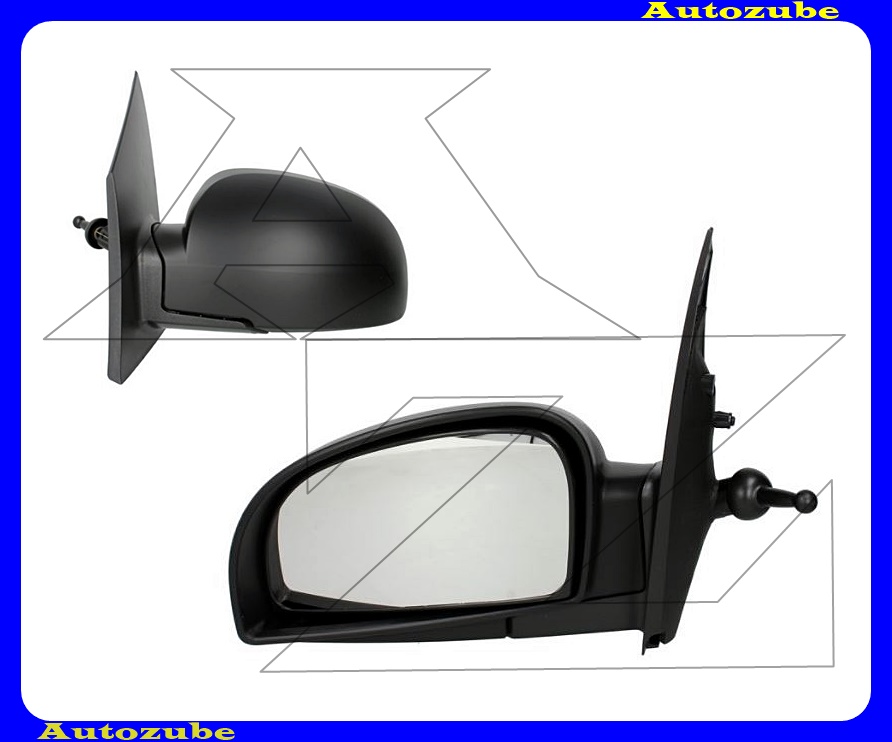 Visszapillantó tükör bal, manuális, tükörlappal, fekete borítással Visszapillantó tükör bal, manuális, tükörlappal, fekete borítással