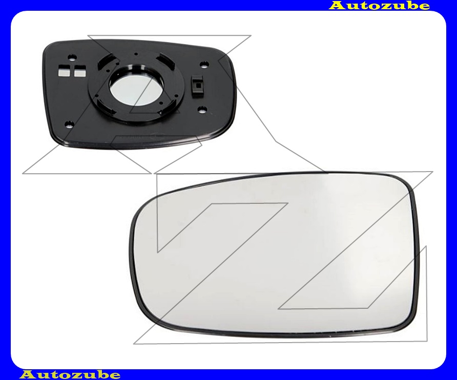 Visszapillantó tükörlap bal, domború (tartólappal) Visszapillantó tükörlap bal, domború (tartólappal)