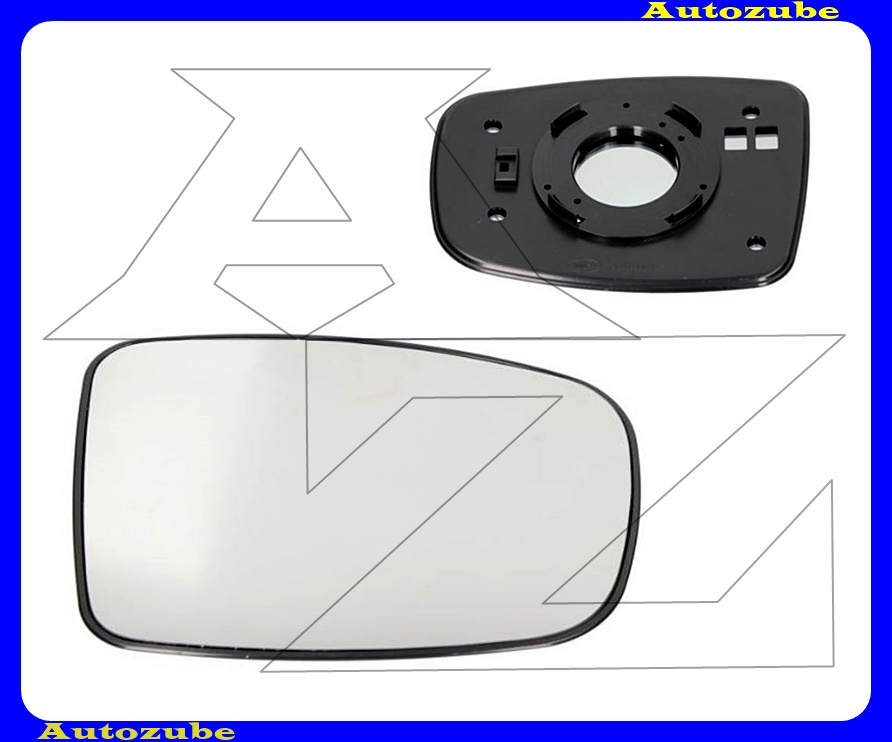 Visszapillantó tükörlap jobb, domború (tartólappal) Visszapillantó tükörlap jobb, domború (tartólappal)