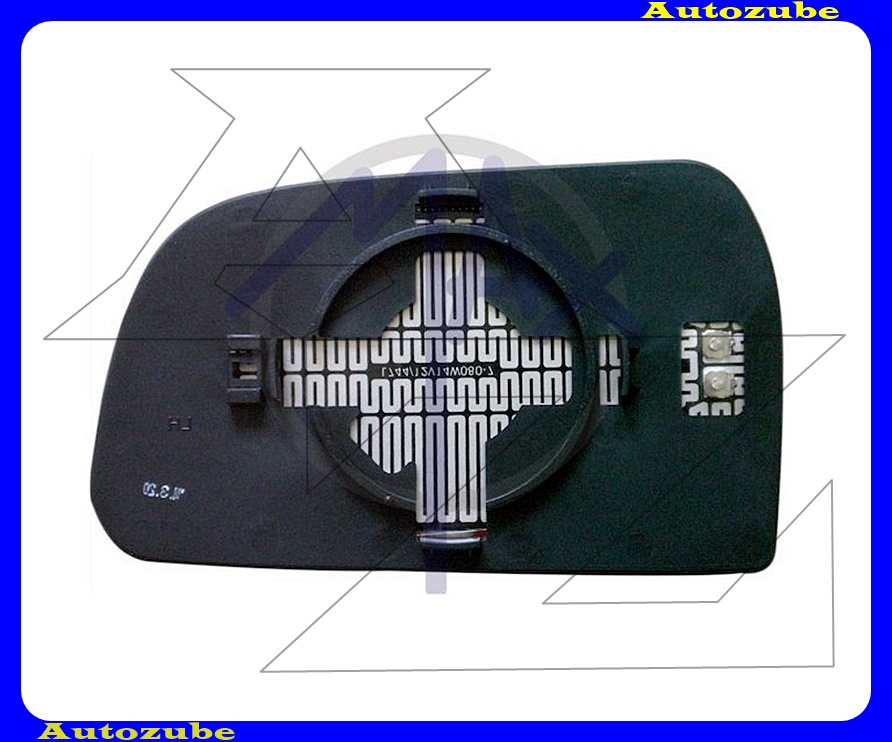 Visszapillantó tükörlap jobb, fűthető-domború (tartólappal) Visszapillantó tükörlap jobb, fűthető-domború (tartólappal)